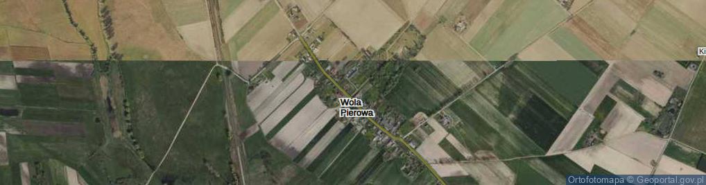 Zdjęcie satelitarne Wola Pierowa ul.